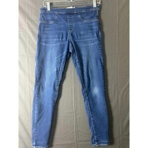 Levis Pull On Jegging Womens 16 Blue Denim Stretch Skinny